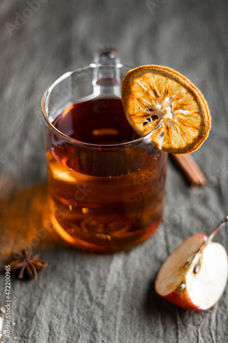 mulled wine with spices