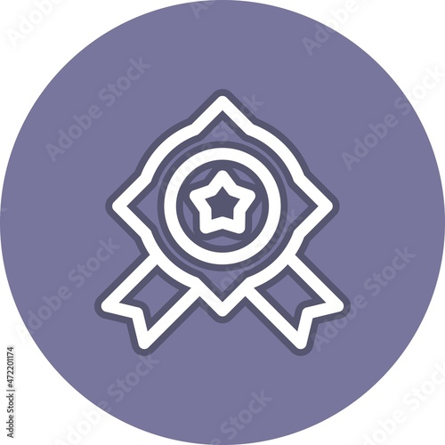 Quality Assurance Line Circle Vector Icon Design