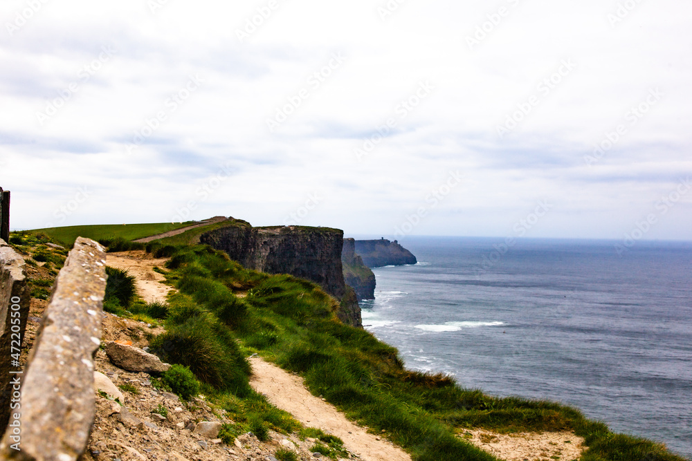 view of the cliffs in ireland