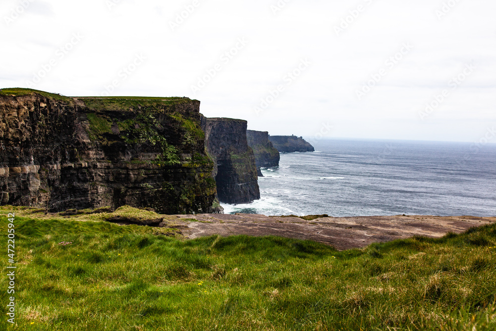 view of the cliffs in ireland