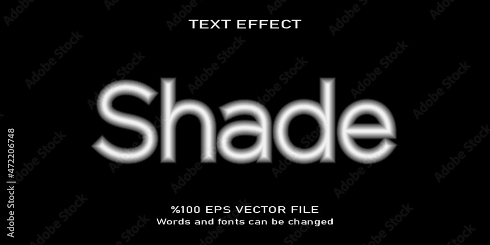 shade editable text effect shade editable text effect