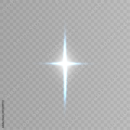 Christmas guiding star. For your vector illustrations.