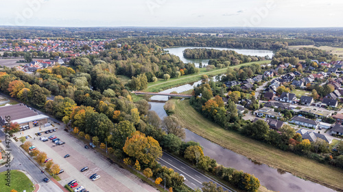 Drohnenaufnahme Haselünne Innenstadt Aerial 