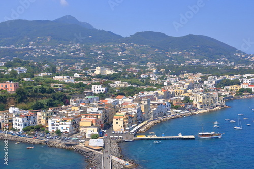 Ischia island - view from castle Aragonese, Italy