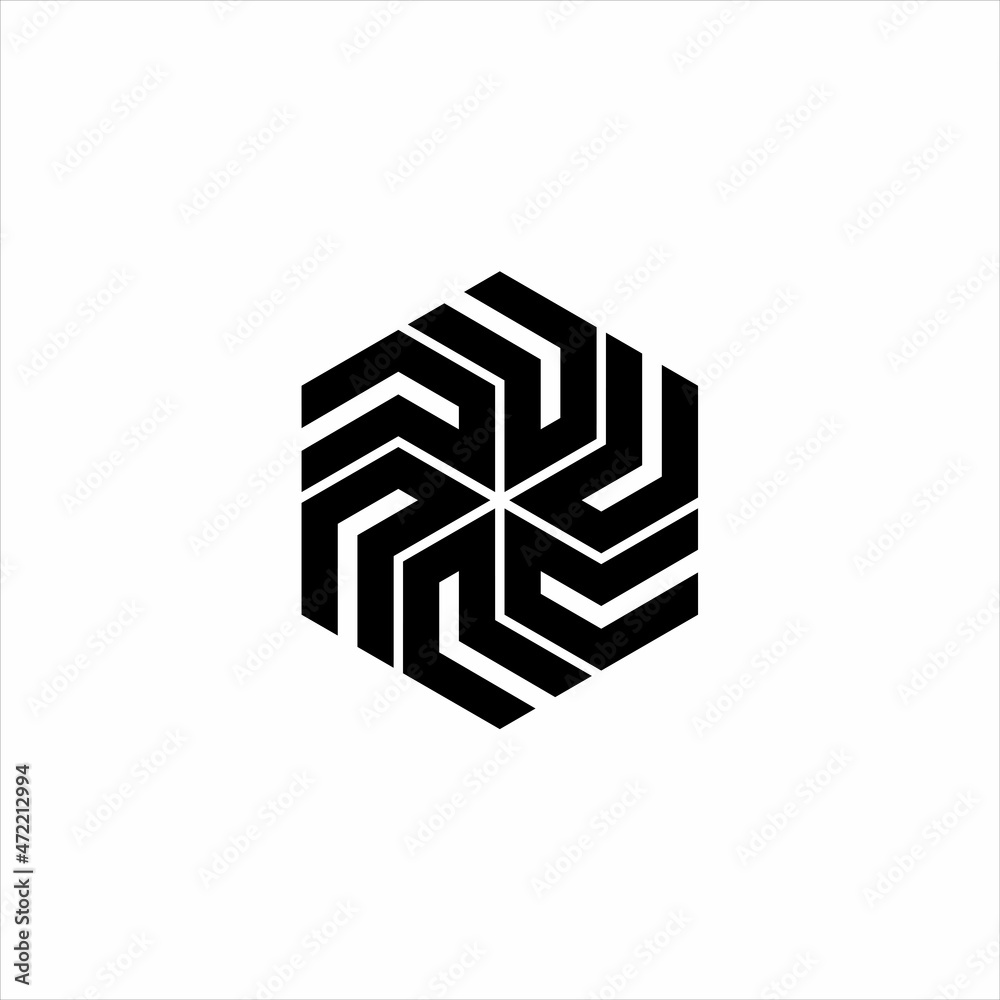 © Isa - minimalist and simple hexagon logo vector © Isa - minimalist and simple hexagon logo vector