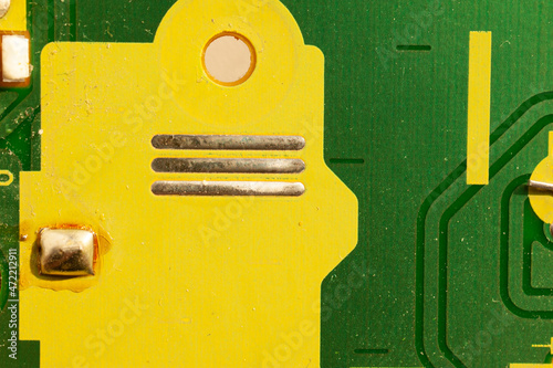 old non-working microcircuit