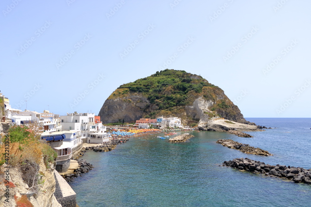 A view of Sant Angelo in Ischia island in Italy