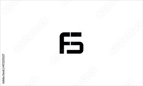 FS, SF, Abstract Letters Logo Monogram