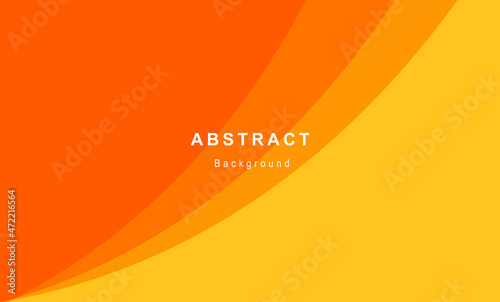 Orange modern abstract vector background