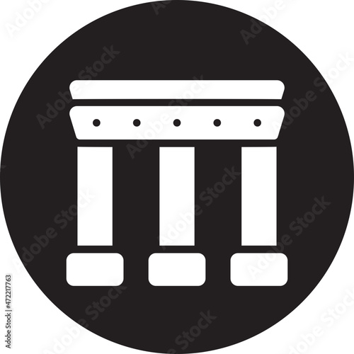 Brandenburg Gate glyph icon