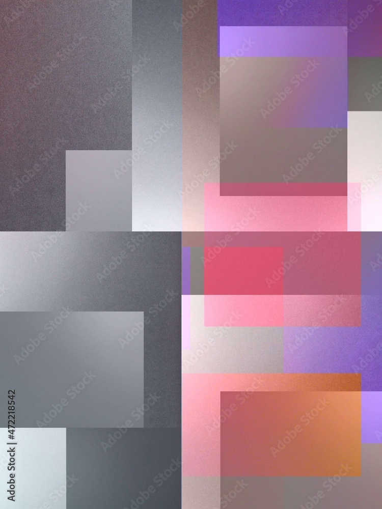 3d abstract geometric squares multicolour silver grey pink modern urban corporate style background 