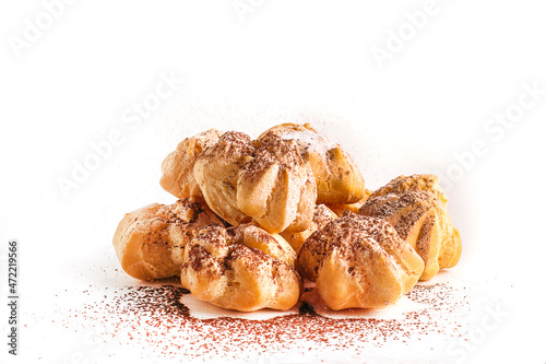 desserts on an isolated background 