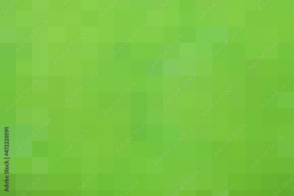 Abstract pixel light green background. Vector geometric texture from green squares. A light green backing of mosaic squares for post, screensaver, wallpaper, postcard, poster, banner, cover Abstract pixel light green background. Vector geometric texture from green squares. A light green backing of mosaic squares for post, screensaver, wallpaper, postcard, poster, banner, cover