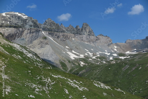 Tschingelhörner oberhalb Segnasboden, Flims photo