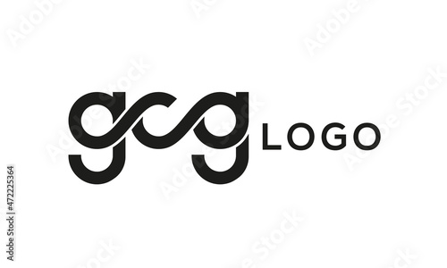 Letter GCG creative logo design vector	