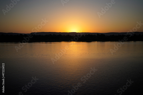 Sunset in Nile River, 2021. © TM