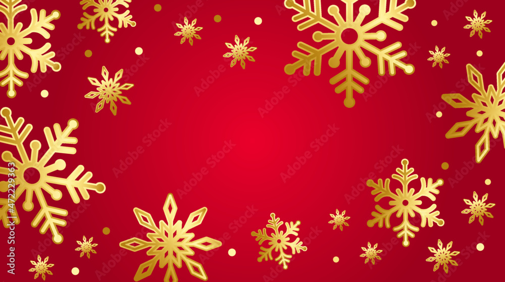 Snowflake design for winter with place text space. Gold Snowflakes background. greeting card for winter. vector illustration. Snowflake design for winter with place text space. Gold Snowflakes background. greeting card for winter. vector illustration.