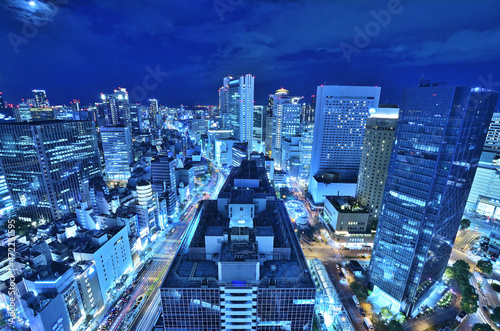 大阪駅前第三ビルから見る夜景