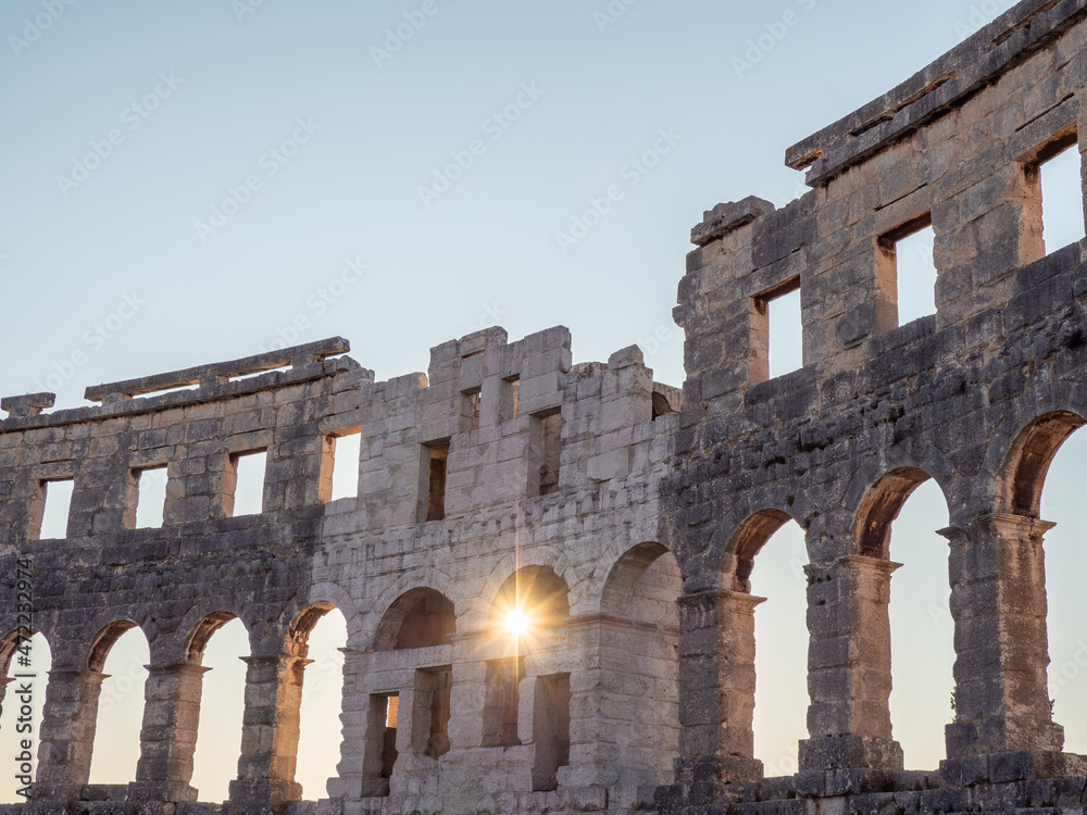 Pula Arena, Roman amphitheatre in city Pula, Croatia Pula Arena, Roman amphitheatre in city Pula, Croatia