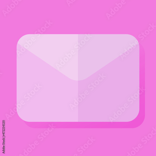 Mail Icon in Flat Style for any Purposes. Perfect for Website, Mobile App, Presentation