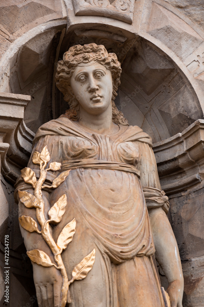 Detail from Leiden City Hall, built in renaissance style