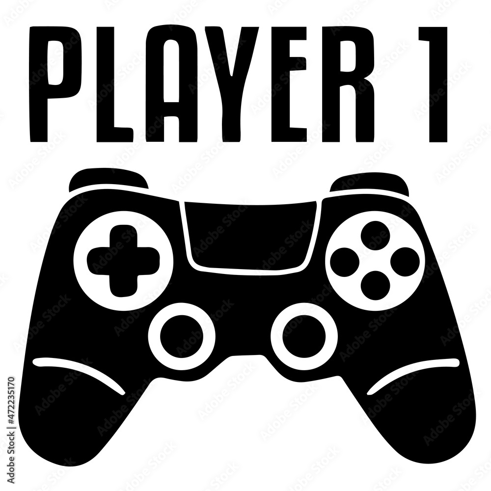 player 1 logo inspirational quotes typography lettering design