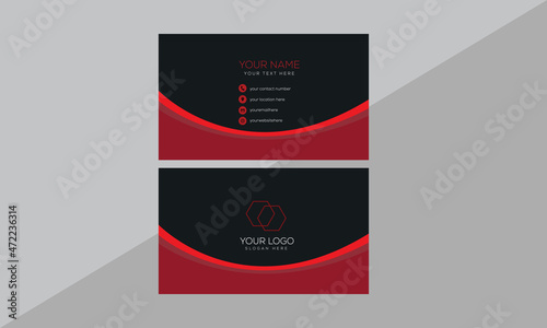 Business card design template , Abstract company business card

