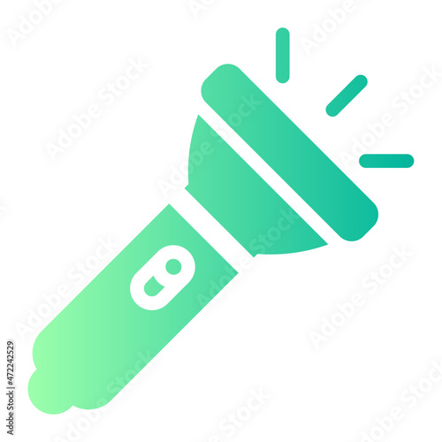 flashlight gradient icon