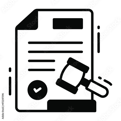 approve data Copyright law, intellectual property icon