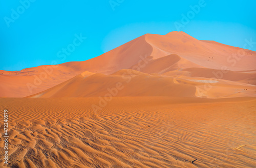 Red sand dunes in the Namib Desert - Namibia, Africa