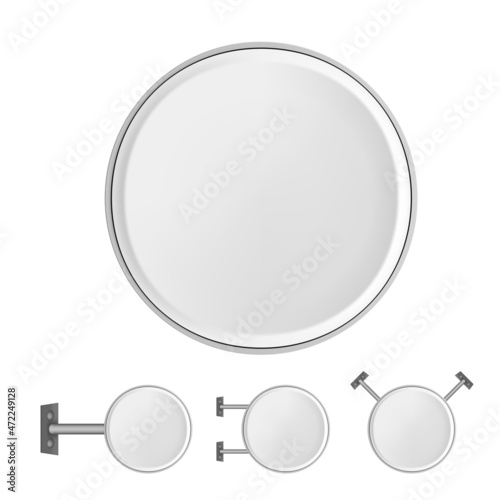 3D Round LED Light Board With Different Mounts