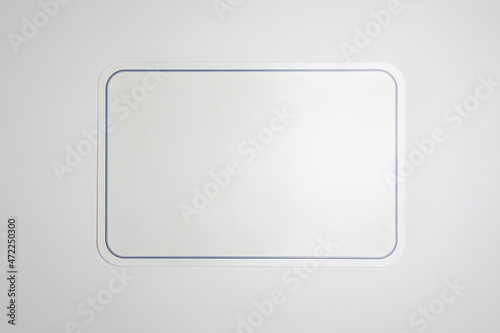 Placemat for food isolated on white background.High-resolution photo.Mock up