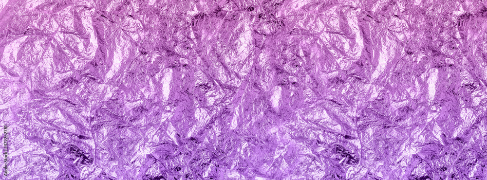 Panorama purple metallic background.