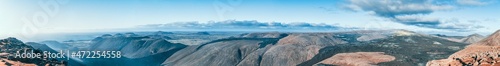 Fototapeta Naklejka Na Ścianę i Meble -  Fagradalsfjall Vulkan Panorama