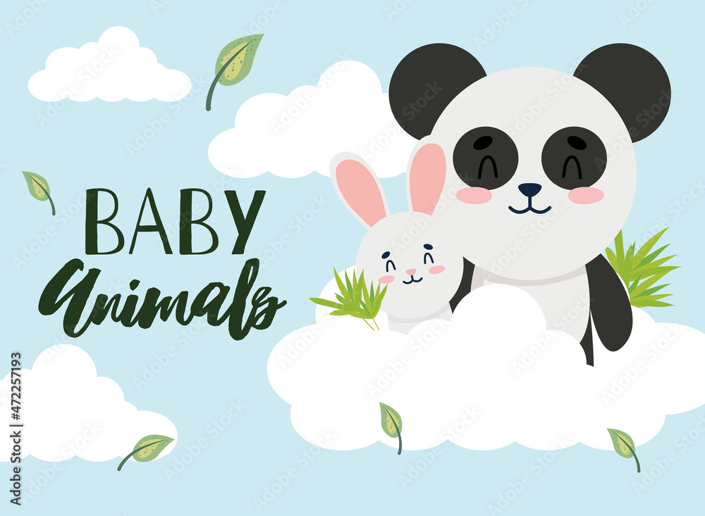 baby animals invitation baby animals invitation