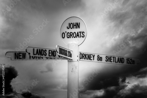 John o' Groats is a village 2.5 mi northeast of Canisbay, Caithness, in the far north of Scotland. photo