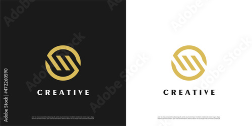 letter M, SM, MS logo design, Minimalist M, SM, MS initial based vector icon