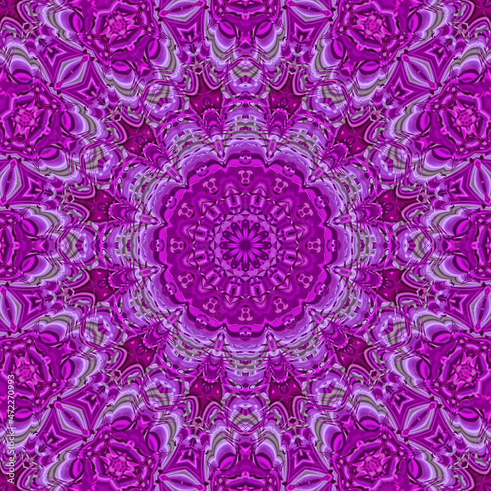 abstract violet polygonal fractal pattern