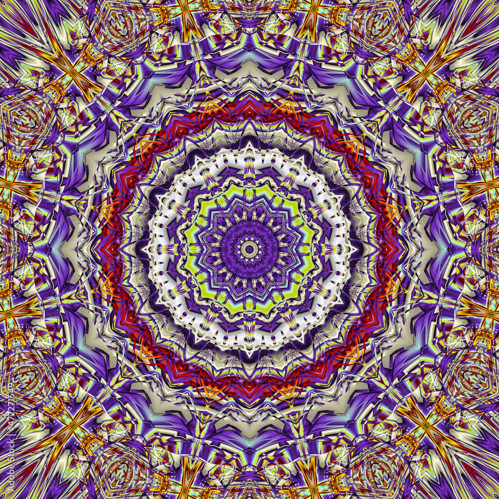 3d effect - abstract polygonal fractal pattern 3d effect - abstract polygonal fractal pattern