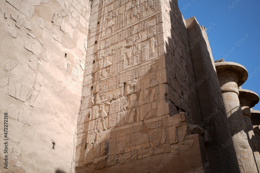 Carnak Temple in Egypt, 2021.
