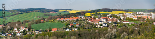 Panorama of the village in Germany