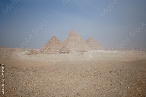 Giza Pyramids in Egypt  2021.