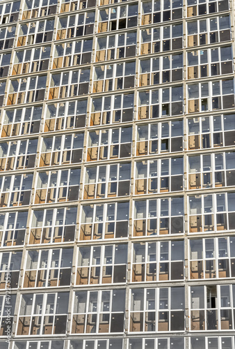 Windows pattern textures exterior of building