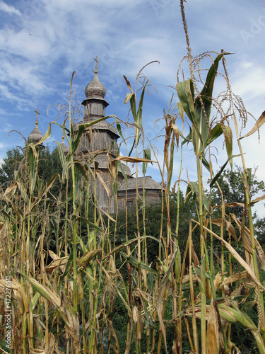 St. George Church in the village of Sednev, Chernigov region photo