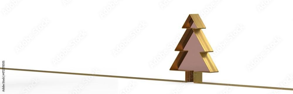 Minimalistic style christmas tree Minimalistic style christmas tree