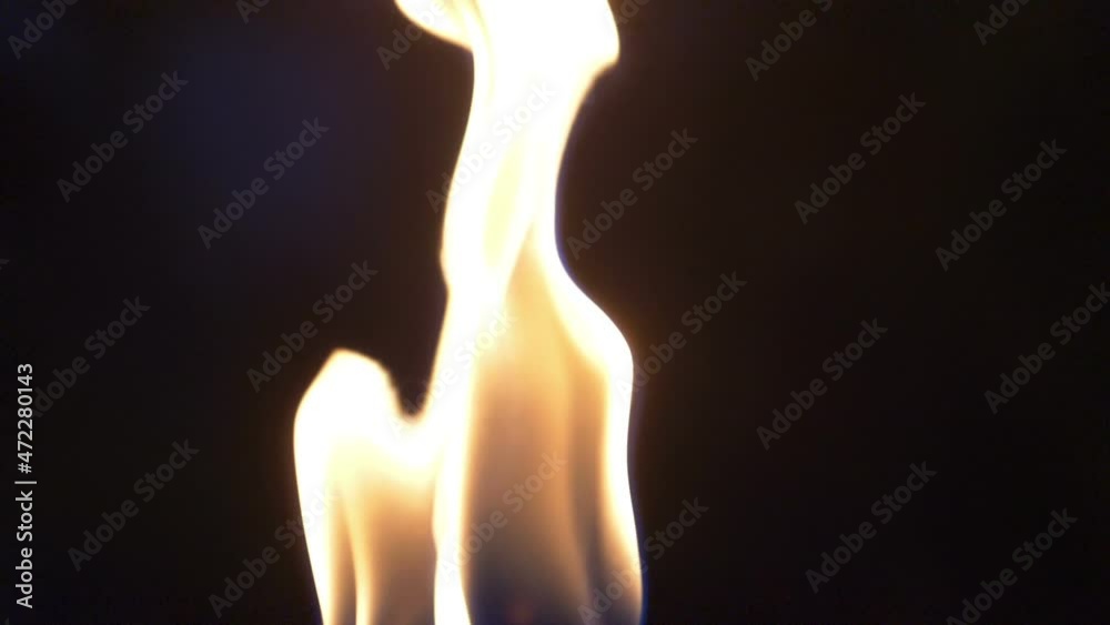 Tiki torch in Hawaii in slow motion 180fps