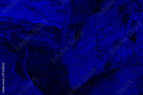 abstract stone background dark blue decorative banner © natalysavina