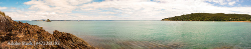 Panorama sea Bay in New Zealand