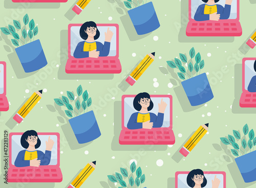 online school poster