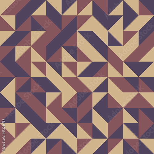 Abstract Geometric Pattern generative computational art illustration